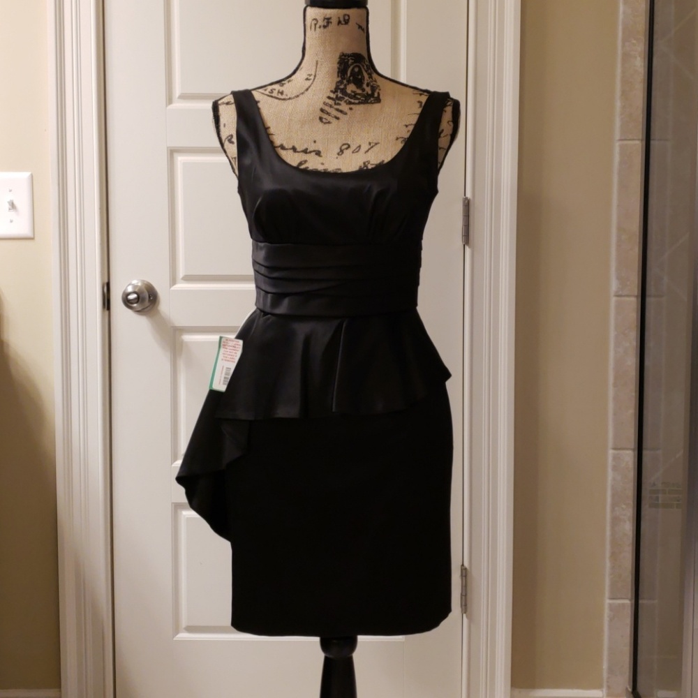 Black cocktail dress